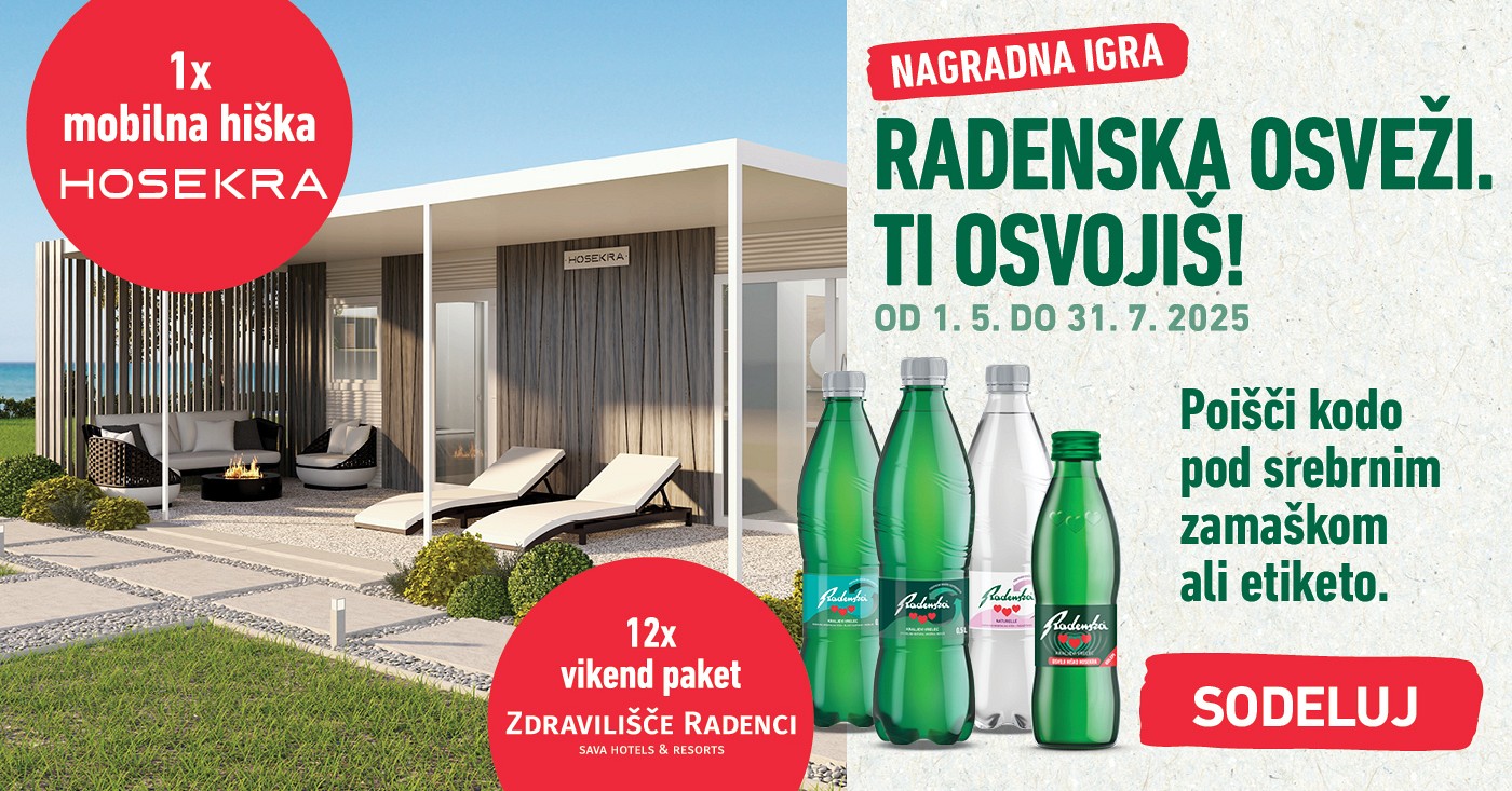 Radenska osveži. Ti osvojiš!