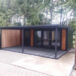 K70 CONTAINER MIT ÜBERDACHUNG