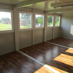 Doppelcontainer innenraum