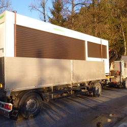 Los gehts, Container Transport