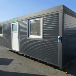 Wohncontainer in Anthrazit