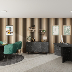 Celoten pogled pisarne Hosekra Monarch