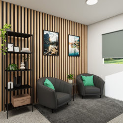 Čakalni del pisarne Hosekra Noir