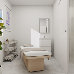 Masažni prostor Hosekra salona Amethyst