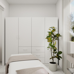 Prostor za masažo v kozmetičnem salonu Amethyst