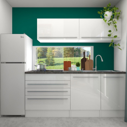 Funkcionalna kuhinja Forest z naravno svetlobo