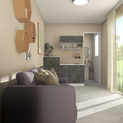 Dnevni prostor s kuhinjo Mountain