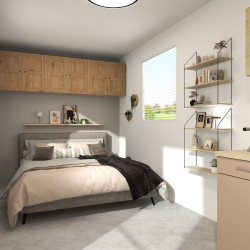 Spalnica v Hosekra vikendu Rustic