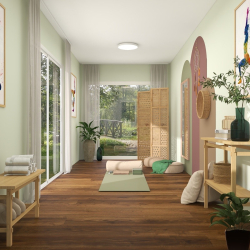 Prostoren in svetel interier Zen Garden